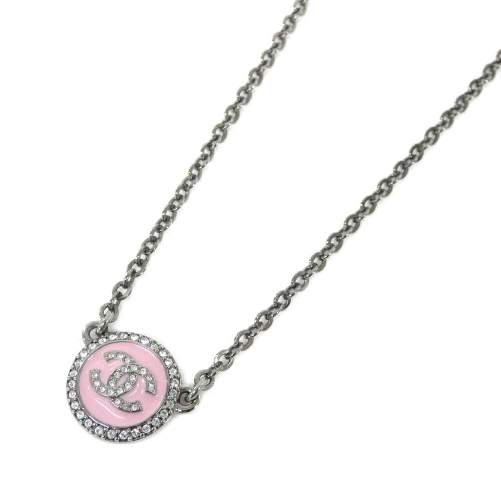 Chanel Pendant Necklace Pink #246754C12B